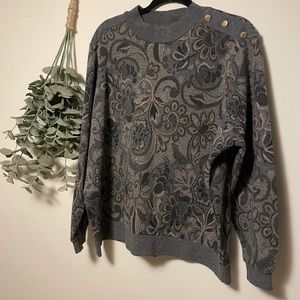 Alfred Dunner Paisley Sweater